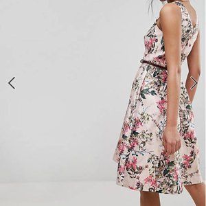 Ted Baker Blossom Jacquard V-Back Dress, Ted Sz 1
